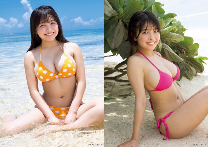 今年夏天最強巨乳！廣島主砲「寺本莉緒」重乳力發射　一晃震波引起海嘯