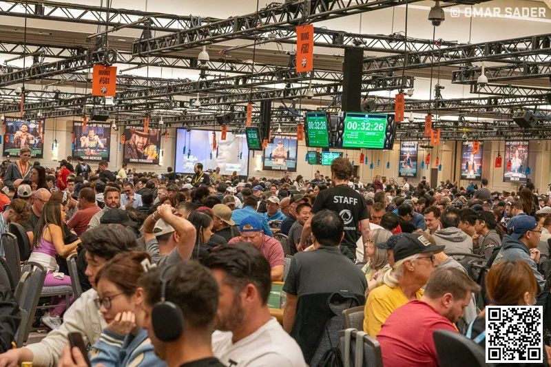 【EV扑克】有史以来规模最大的一天！WSOP主赛事Day1c超过3000名选手参赛！