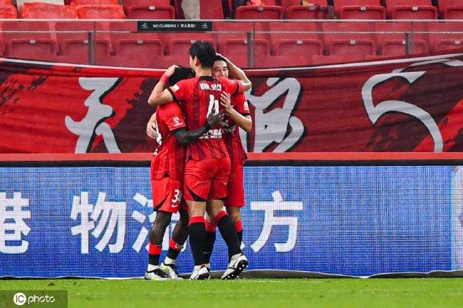 中超-吕文君50秒闪击武磊卡隆破门 海港3-0沧州