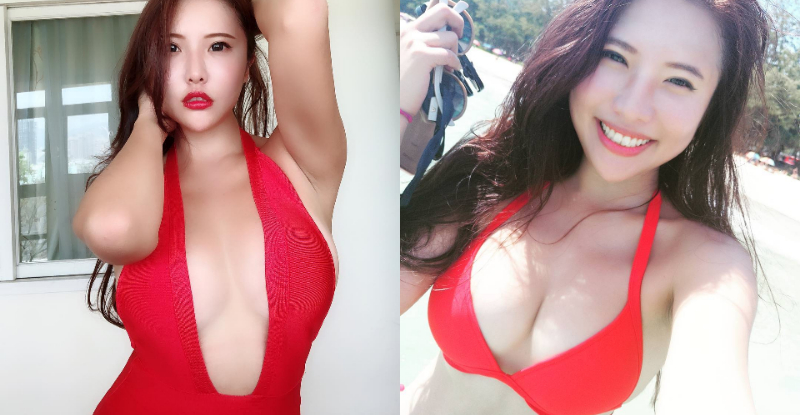 激辛！特辣「台灣巨乳妹」深V大露白嫩碗公奶　渾圓蜜桃臀照瘋傳！