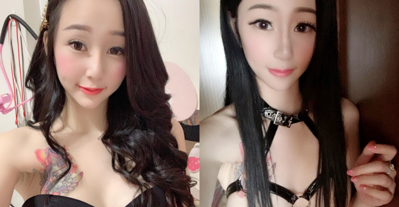 深夜也要精心打扮！「妤Pin Yu」綑綁爆乳衣溢出白美嫩胸，司機晚上不睡就等這齣！