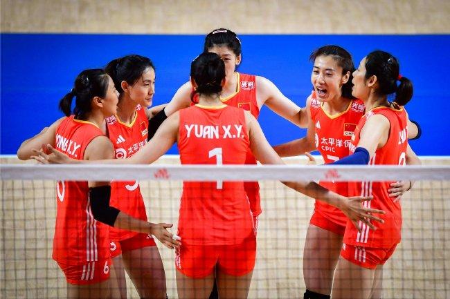 女排世联赛中国3-0横扫保加利亚 朱婷首发4将上双