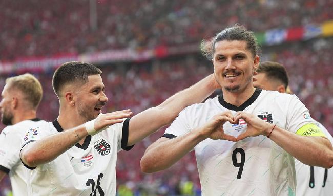 欧洲杯-萨比策破门 奥地利3-2荷兰小组第1出线