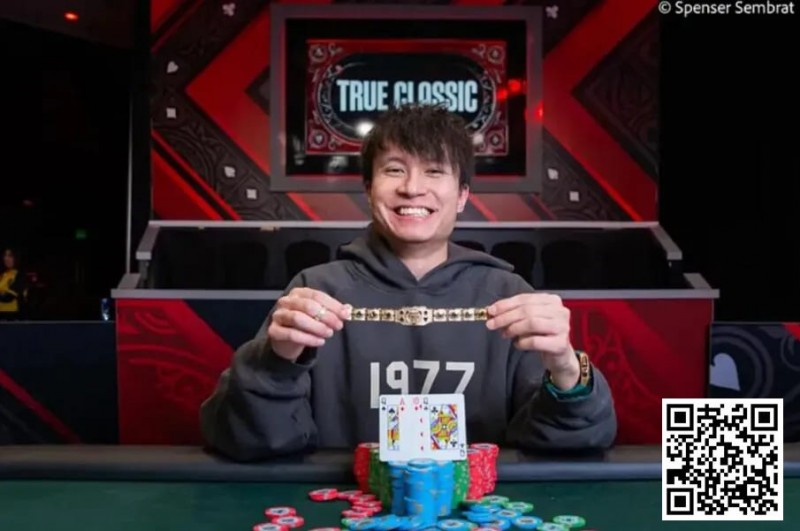 【EV扑克】2024WSOP | 中国香港选手刘永宝赛事#77夺冠！罗曦湘获季军