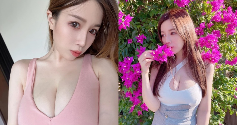 人比花嬌！白皙美模「吉寶」開心慶生！這一處讓人分心