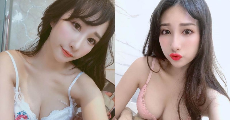 美乳優質外拍正妹「岑晴晴sunny」，豐滿雪乳「深溝視角超誘人」！