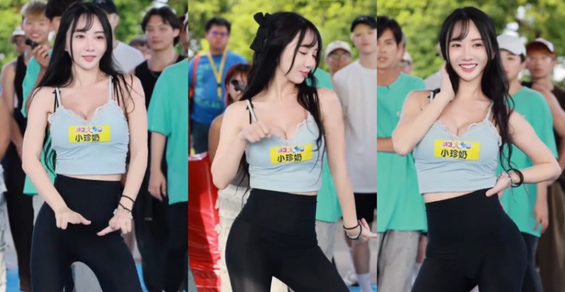 【博狗扑克】明明就是大波霸!啦啦隊員《小珍奶》節目上爆乳熱舞好刺激 【博狗扑克】明明就是大波霸!啦啦隊員《小珍奶》節目上爆乳熱舞好刺激