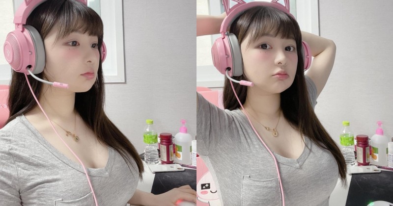【博狗扑克】好兇的遊戲實況主正妹!「童顏巨乳」的狂暴上圍太搶眼,竟有170cm的高挑身材! 【博狗扑克】好兇的遊戲實況主正妹!「童顏巨乳」的狂暴上圍太搶眼,竟有170cm的高挑身材!