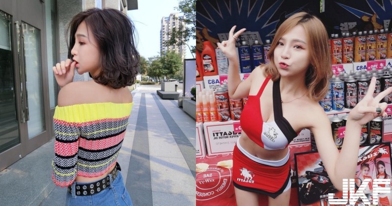 【博狗扑克】小隻馬塞高～超誘惑「輕咬手指」的香肩正妹原來是台中水女孩～