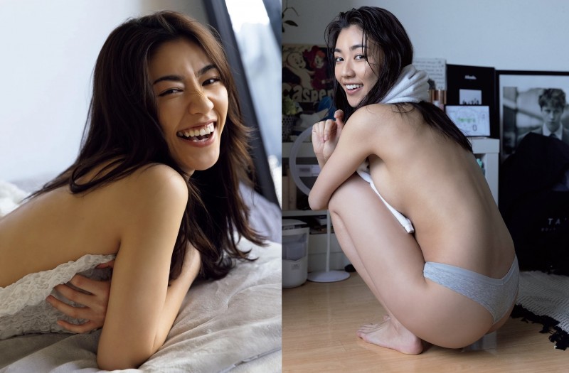 【博狗扑克】性感小姐姐「松本優」在家總是不穿衣服　色氣充沛「性感回眸」讓人好想偷襲