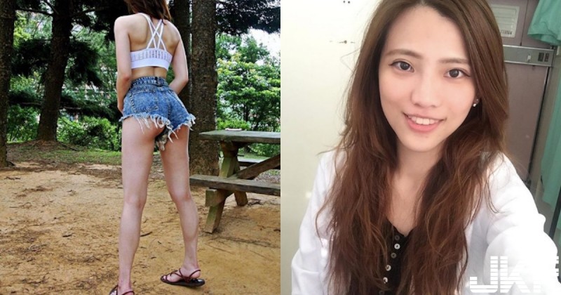 【博狗扑克】台灣「最辣實習女醫生」！姊姊有在練「緊實屁股蛋」，公園驗收大秀翹臀微笑線！