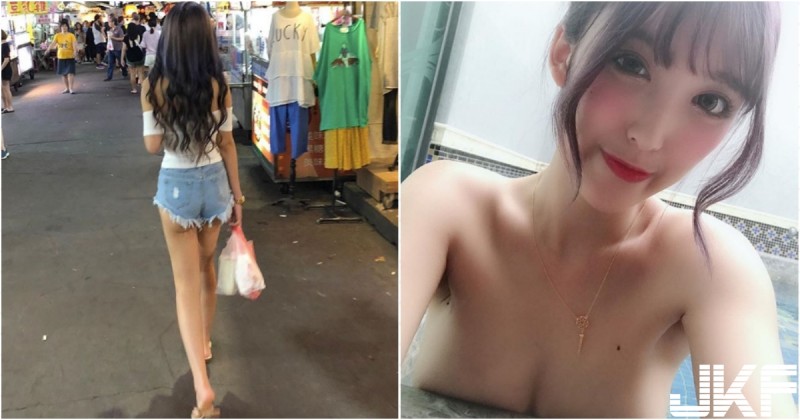 【博狗扑克】夜市驚見「飽滿屁股蛋」！熱褲香肩爆乳美腿齊出！正面果然也很狂啊！