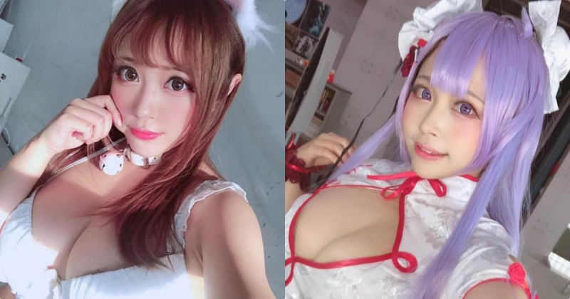 【博狗扑克】火辣爆乳正妹Coser「何苔苔」，驚人兇器超吸大家目光！