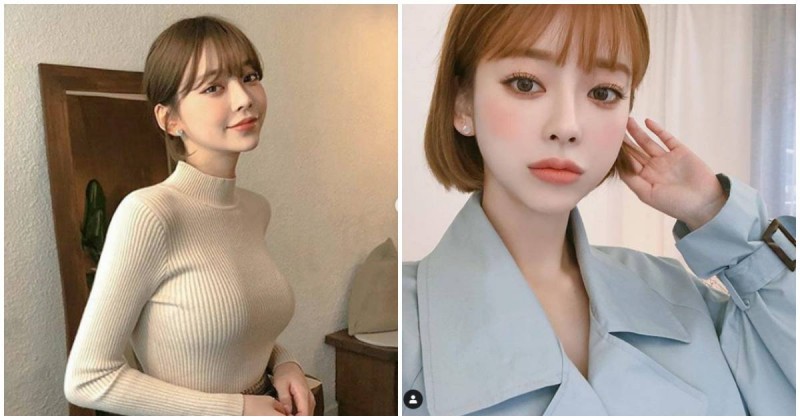 【博狗扑克】超會擺POSE的豐唇正妹「taeri」，穿緊身毛衣展現「性感好曲線」！