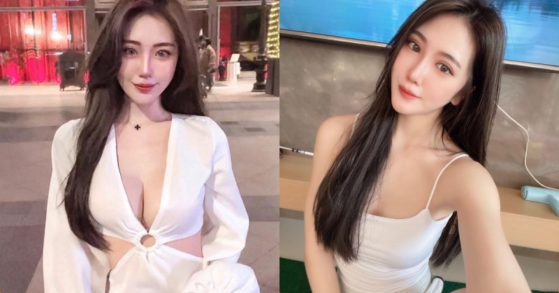 【博狗扑克】美豔護理師「尤娜」外出深V裝超辣，纖腰線條也跟著放送！