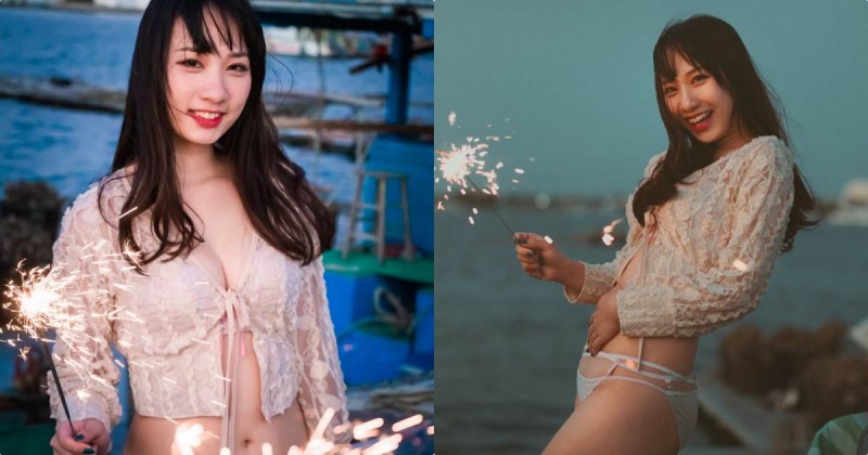 【博狗扑克】麻豆岑晴晴「爆乳揮灑仙女棒」，誘惑小褲造型超搶眼！