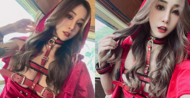 【博狗扑克】Lara 囍化身「火辣版小紅帽」　成人童話故事讓人看了臉紅心跳