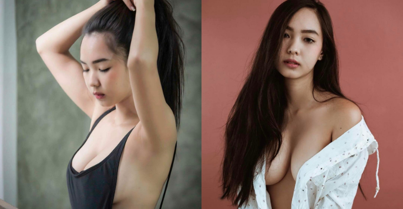 【博狗扑克】只用一張照片就擊沈你！正妹綁馬尾露「白皙Ｑ彈」的半乳！這形狀不錯…