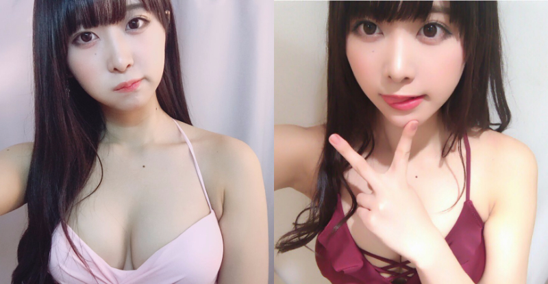 【博狗扑克】胸有大痣！「清新妹子」衣服底下是白嫩飽滿的美乳！跪坐咬唇太誘惑…