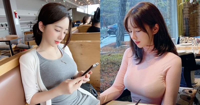 【博狗扑克】餐廳遇見「高顏值辣妹」展現超豐滿事業心！那飽滿視角讓人目不轉睛呀