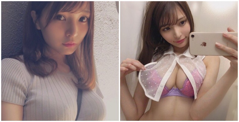 【博狗扑克】背帶都陷進去啦！超火辣「G奶正妹」人稱「福岡天然珍珠」的絕世天然美顏！