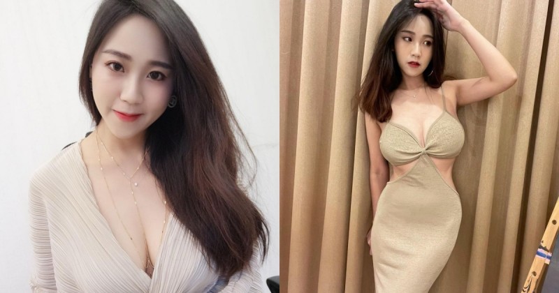 【博狗扑克】超兇深V把項鍊吃掉！「最派國文老師」F罩杯有夠狂，露腰小洋裝讓人目不轉睛！