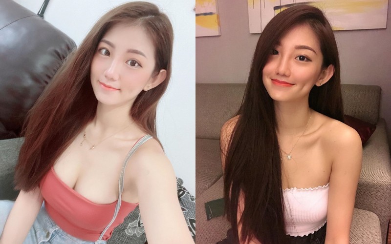 【博狗扑克】170公分巨乳大隻馬「彩菱」露肩小可愛胸前一片肉色　渾圓「左右半球」猛爆彈出