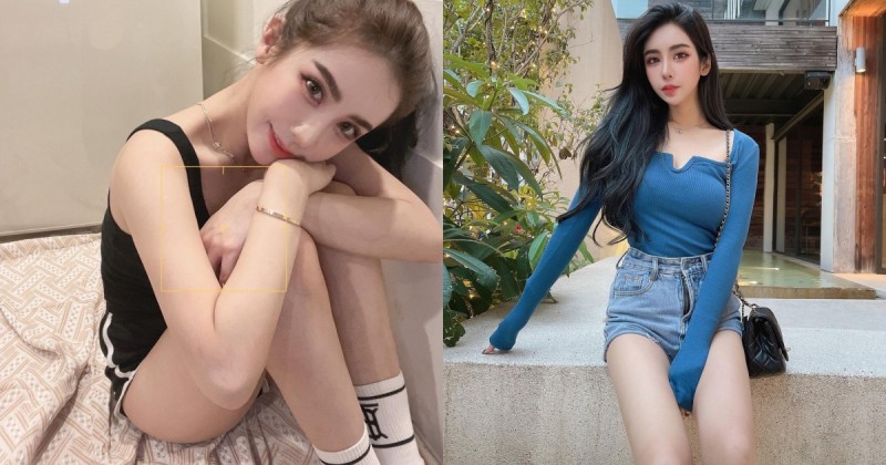 【博狗扑克】台中正妹「菜菜」超誘人真理褲自拍，「纖細美腿」和白嫩蜜桃根本忍不住！