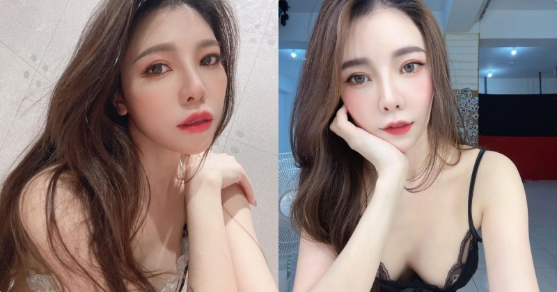 【博狗扑克】正妹「Yanini」美乳視角好兇呀，「迷人的低胸造型」超誘惑！