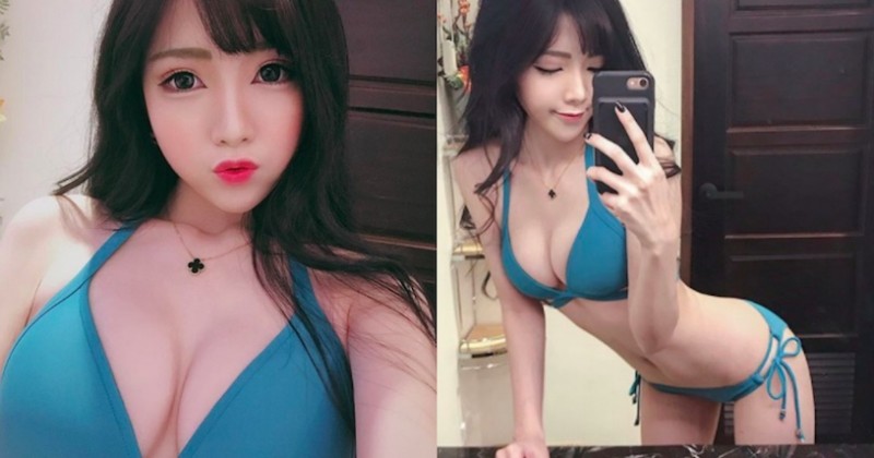 【博狗扑克】太爆啦！比基尼正妹胸前「霸氣的X」奶量超標，「凹臀自拍」畫面讓人噴鼻血啦！