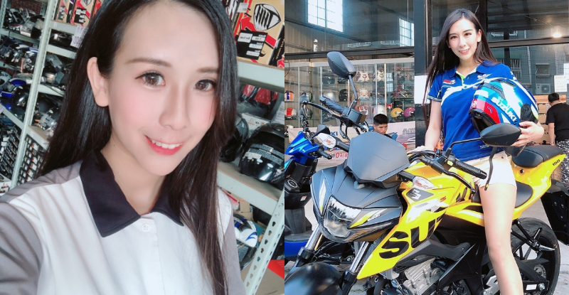 【博狗扑克】屏東機車行驚見長腿正妹「佳蓉」　工作太認真到鞋子都開口笑了