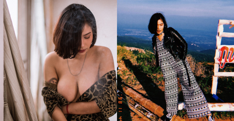 【博狗扑克】解放那快悶壞的巨乳！短髮帥妹「Sarocha Tippost」發育太好，只好先不穿胸罩了！