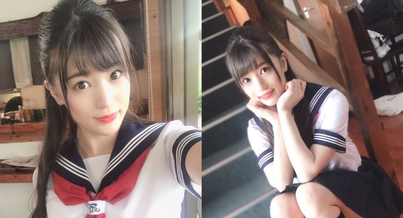 【博狗扑克】AV救世主「高橋聖子」嫩扮演女高中生　水手服配上高馬尾是要逼死誰啊！？