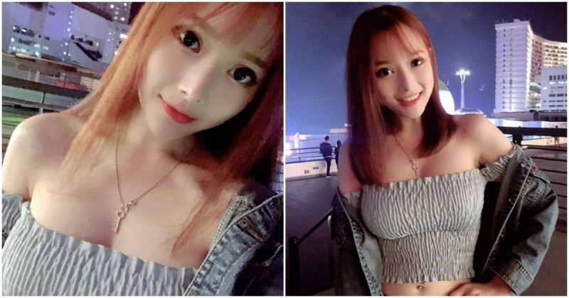 【博狗扑克】超驚人大兇器！正妹外出「畫面太火辣」，白嫩美乳讓路人看暈了！