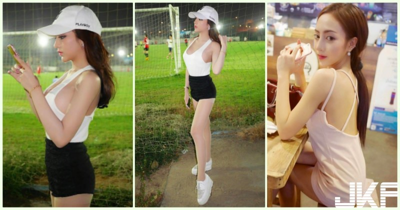 【博狗扑克】足球場驚見「超正爆乳妹」低胸視角太邪惡！IG放送「超養眼畫面」讓人受不了…