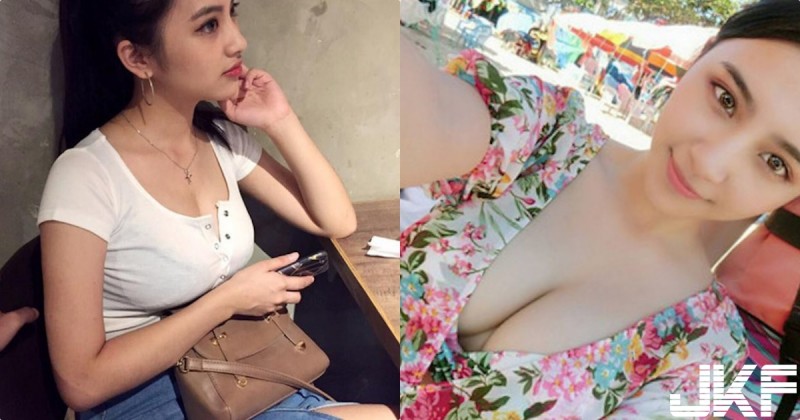 【博狗扑克】好大膽～「正妹護理師」穿「超薄白T」用餐， 胸罩好明顯！