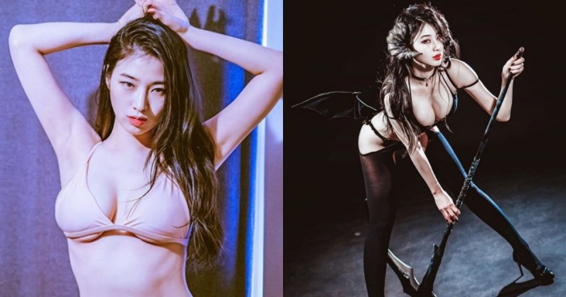 【博狗扑克】韓國「巨乳小惡魔」偷心也偷精！ig裡就沒有一張衣服有好好穿著的照片～