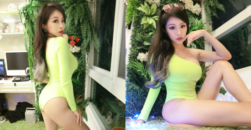 【博狗扑克】超狂S線！火辣尤物「小悠Judy」微厚雙唇性感度破表，蜜桃一挺銷魂曲線一覽無遺！