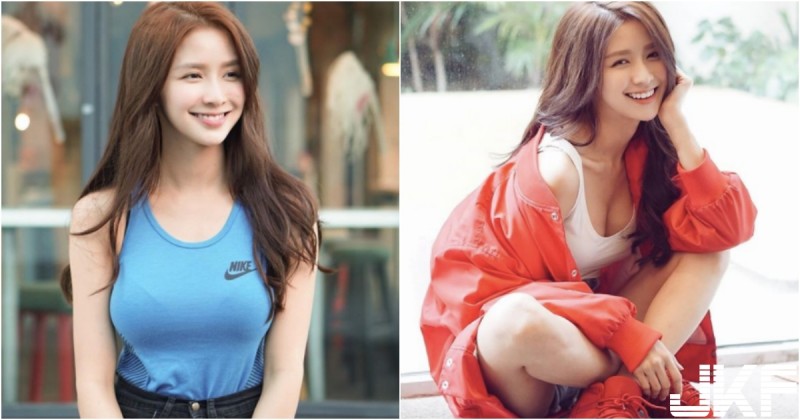 【博狗扑克】甜到缺氧！「長髮美乳正妹」笑容像沾了蜜！「Ｓ曲線」的火辣身材更是大加分啊！