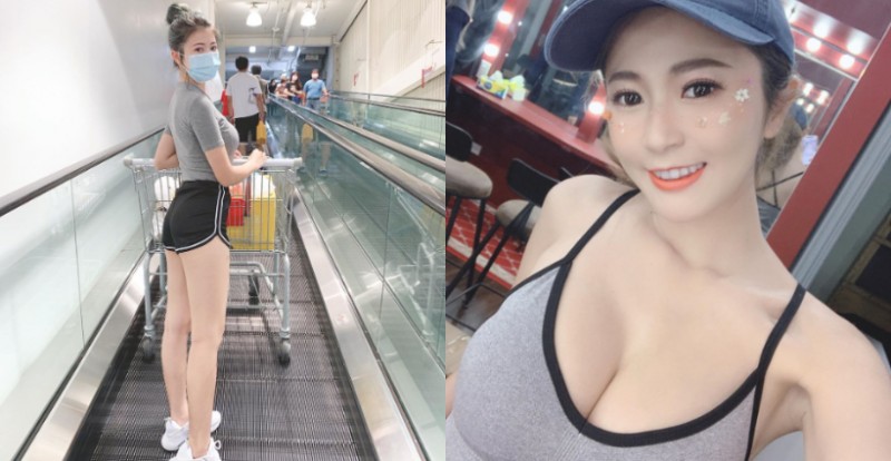 【博狗扑克】穿這樣採買很可以！性感甜心「林珈伊Femi」真理褲露逆天美腿