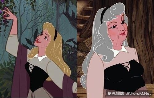 【博狗扑克】《迪士尼公主的晚年照》皺紋是女人最大的敵人阿