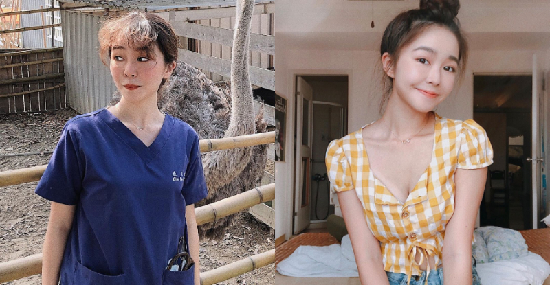 【博狗扑克】正妹「準獸醫」甜到蛀牙　讓網友們獸性大發自首褲子裡有蛇！