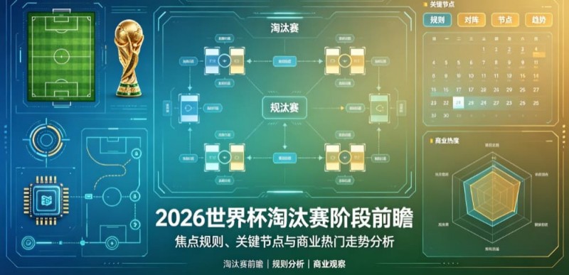 2026世界杯淘汰赛阶段前瞻:焦点规则、关键节点与商业热门走势分析 2026世界杯淘汰赛阶段前瞻:焦点规则、关键节点与商业热门走势分析