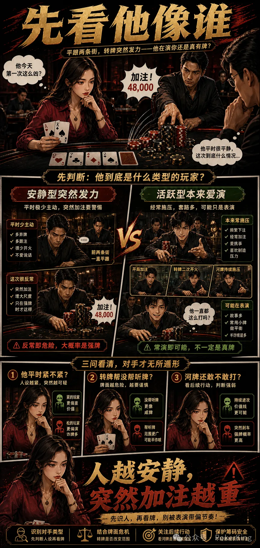 【EV扑克】转牌被加注，到底该不该抓？先看三个破绽再决定