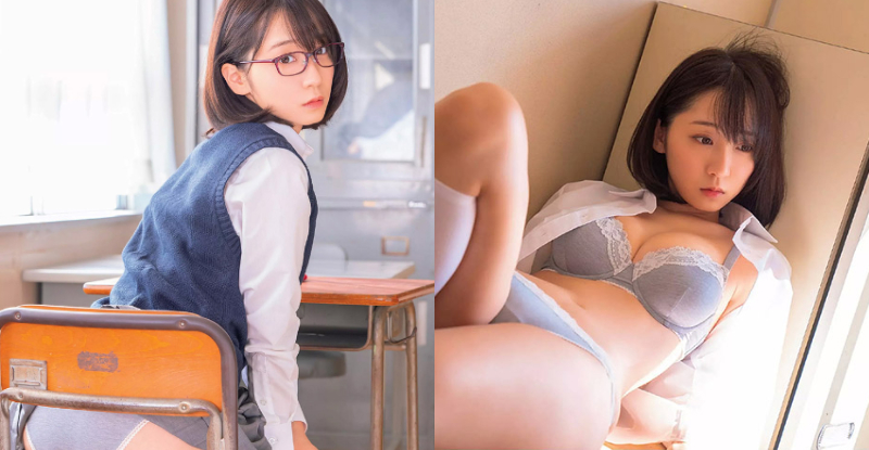 【博狗扑克】超萌Coser伊織もえ化身「超エロ女高校生」　穿著制服卻上下都失守