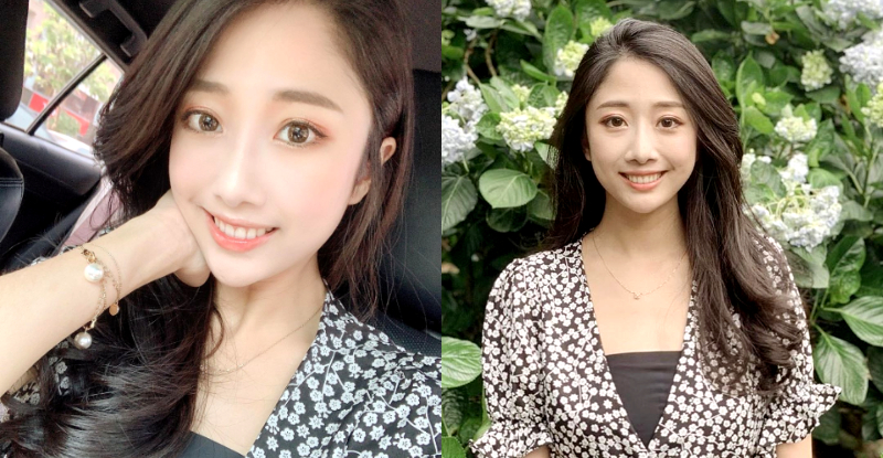 【博狗扑克】果然美人還是比花嬌！「Cléo Shan」北投繡球花前曬甜笑，白嫩美臉立馬Hold住全場目光！