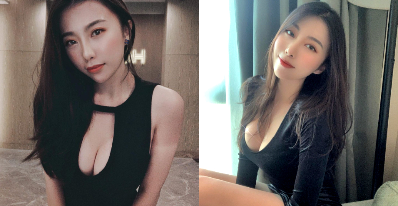 【博狗扑克】大馬性感御姊「Wenxian Huang」低胸上衣狂掏飽滿雙峰，「兇猛海溝」讓男人無法冷靜！