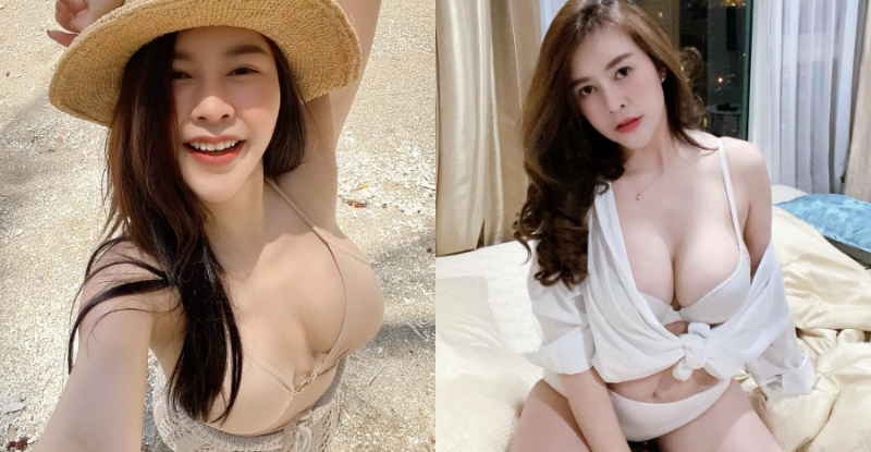 【博狗扑克】泰式波霸奶！「白皙大眼妹」清純是假象　頂標身材豪華配備神誘惑～
