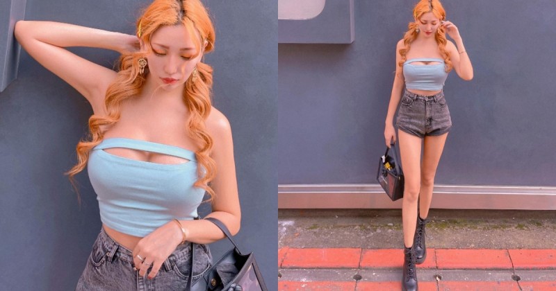 【博狗扑克】情趣用品老闆娘「韻韻」擁超強大美腿！「34E豪乳」禮服更是罩不住～