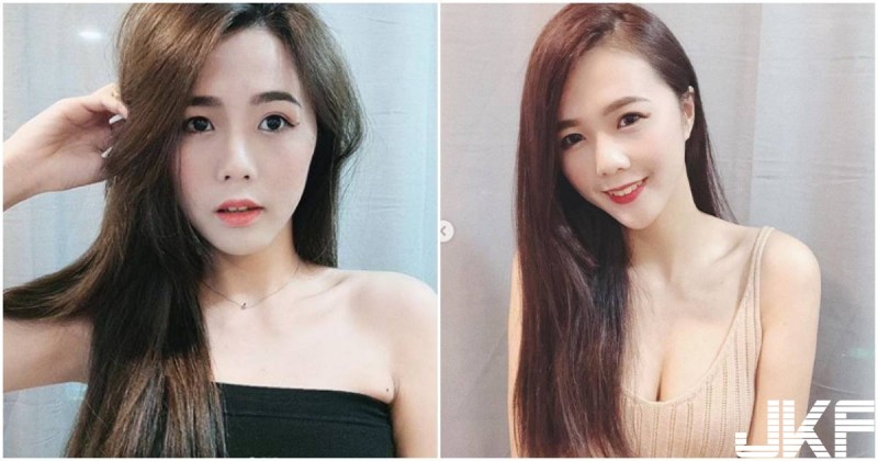 【博狗扑克】直播主「低胸小背心」好殺啊，搭配性感長髮「魅力爆表」！